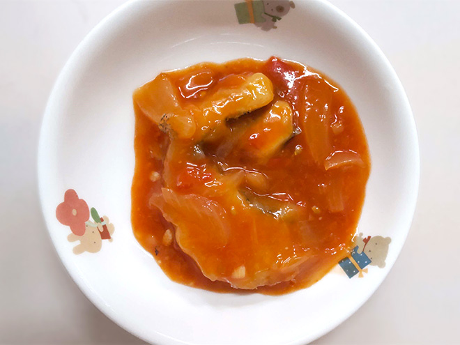 魚のトマトソース
